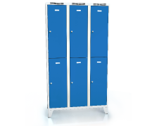  Divided cloakroom locker ALDUR 1 with feet 1920 x 1050 x 500